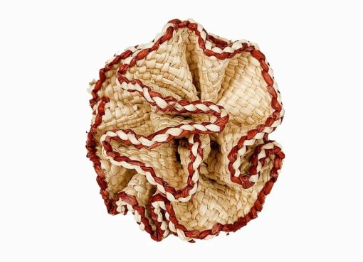 Napkin Ring Rose Burgundy/ Natural
