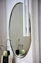 Mirror Ringo Gold Frame ø120x2,5cm