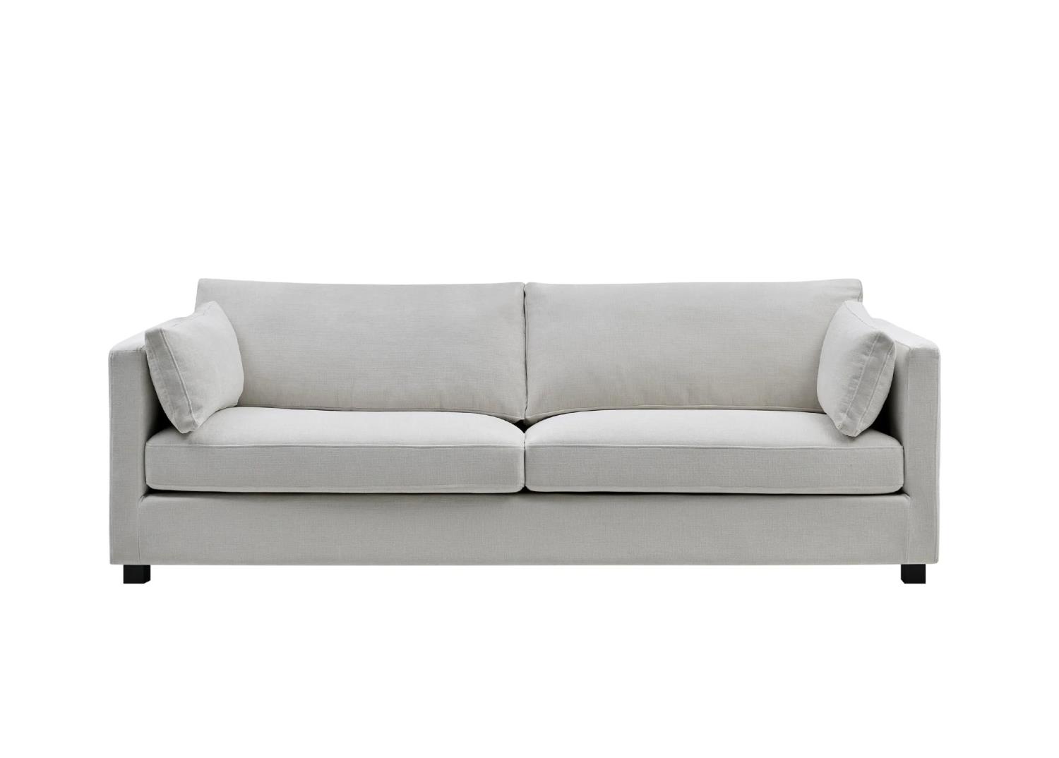 Sofa Lugano 3.seter. 220x94x69cm Chinille Ivory