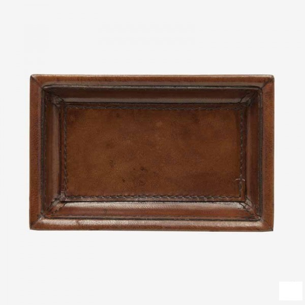 Small Rectangular Leather Tray 2592238