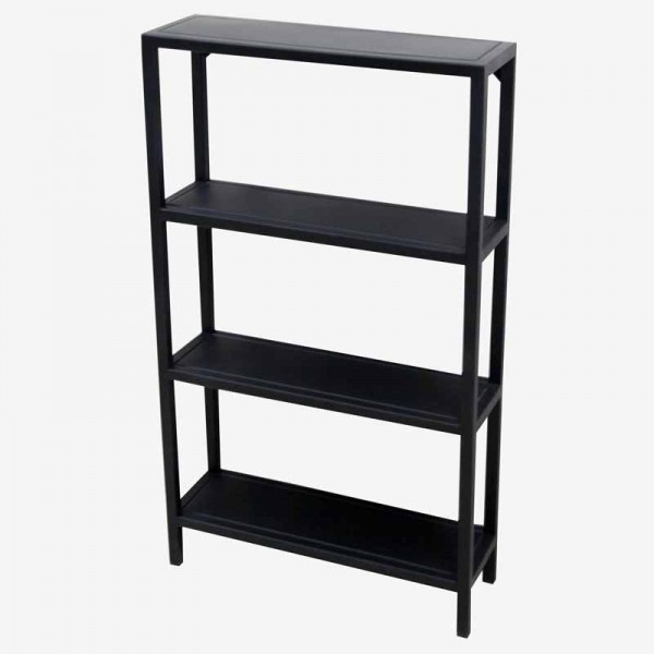 Small Black Iron Bookcase with 4 shelfs 3111011