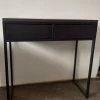 Desk/ Konsollbord. To skuffer. Brun 80x35xh80cm