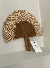 Fan Frilly Toquilla Dark Natur/Natural