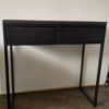 Desk/ Konsollbord. To skuffer. Brun 80x35xh80cm