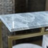 Bridge Table 120x30xh75cm Gold Base / Marble