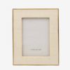 White Resin Photoframe With Gold 13x18cm 0372502