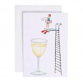 Birthdaycard Diving into Wine 88437.01