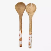 Wooden Cutlery Orange Marine Snails 3271904