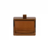 Brown Glass Decorative Box Ba73066
