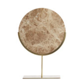 Ornament On Base Moreno 35x10xh51,5cm Marble Brown 7466582