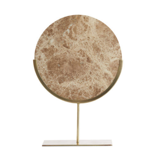 Ornament On Base Moreno 35x10xh51,5cm Marble Brown 7466582