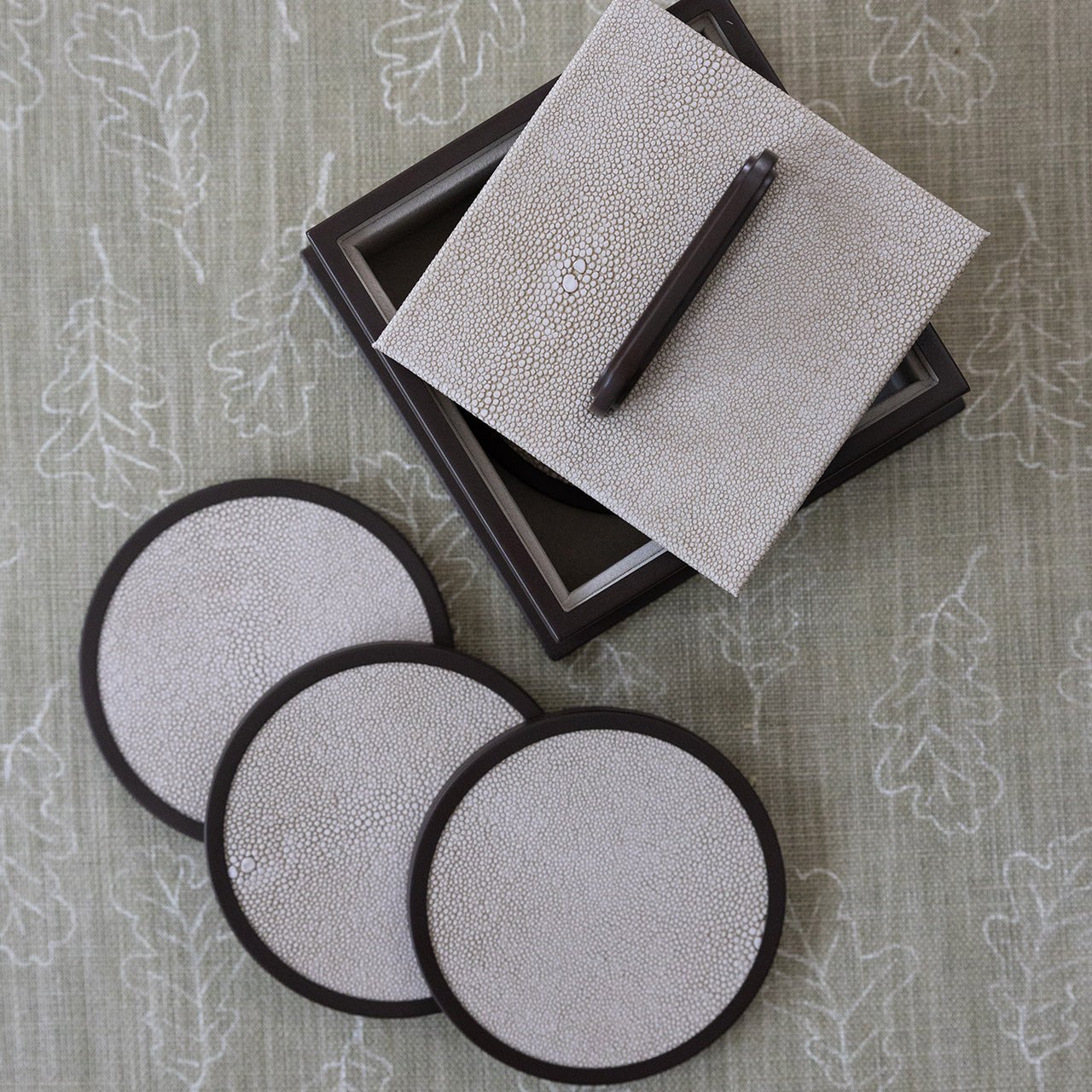 Sophie Patterson Coaster set 4 Ecru Sp2200