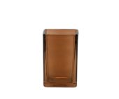 Brown Glass Toothbrush Holder Ba73063