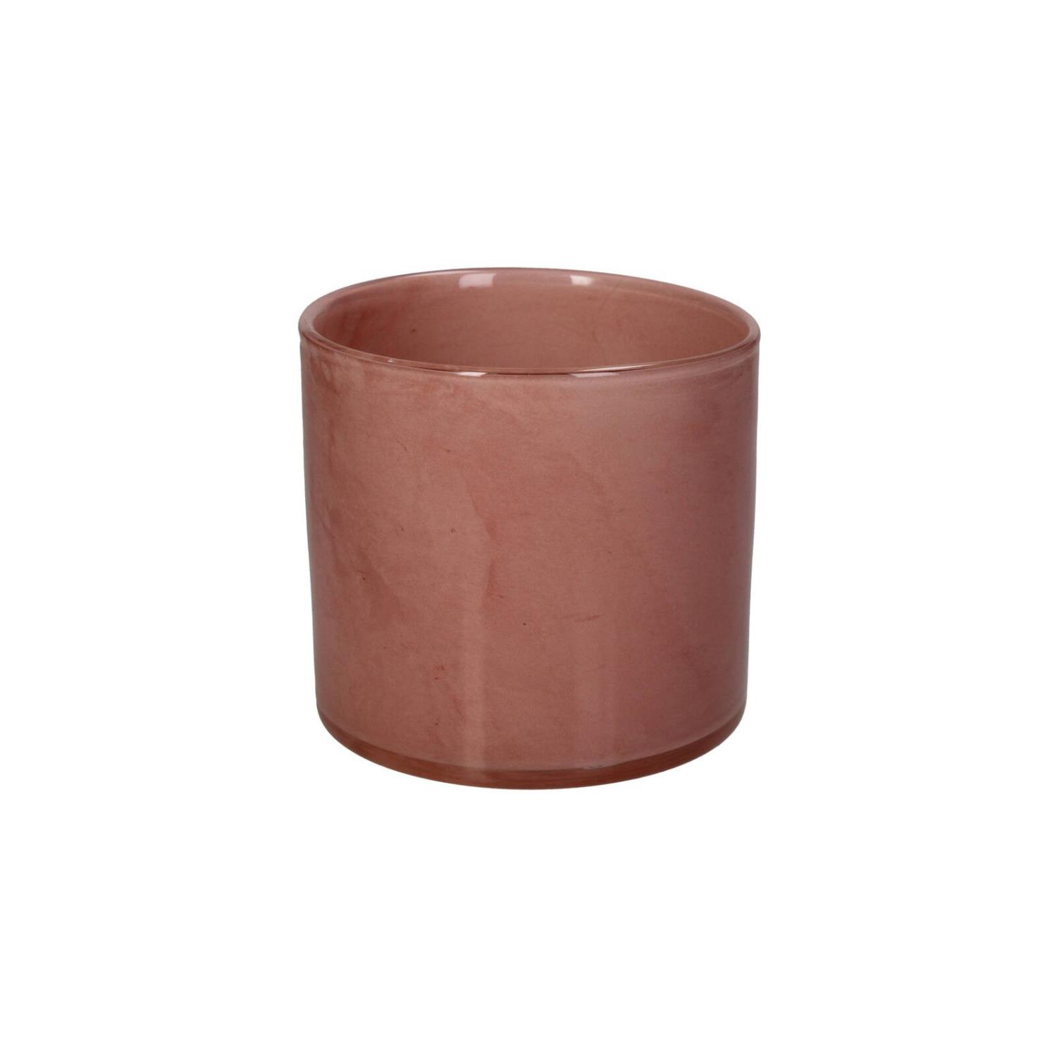 Candle holder Pink 10x10cm Kal-3164
