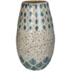 Vase Capiz Multi 20x20xh35cm Kal-4031