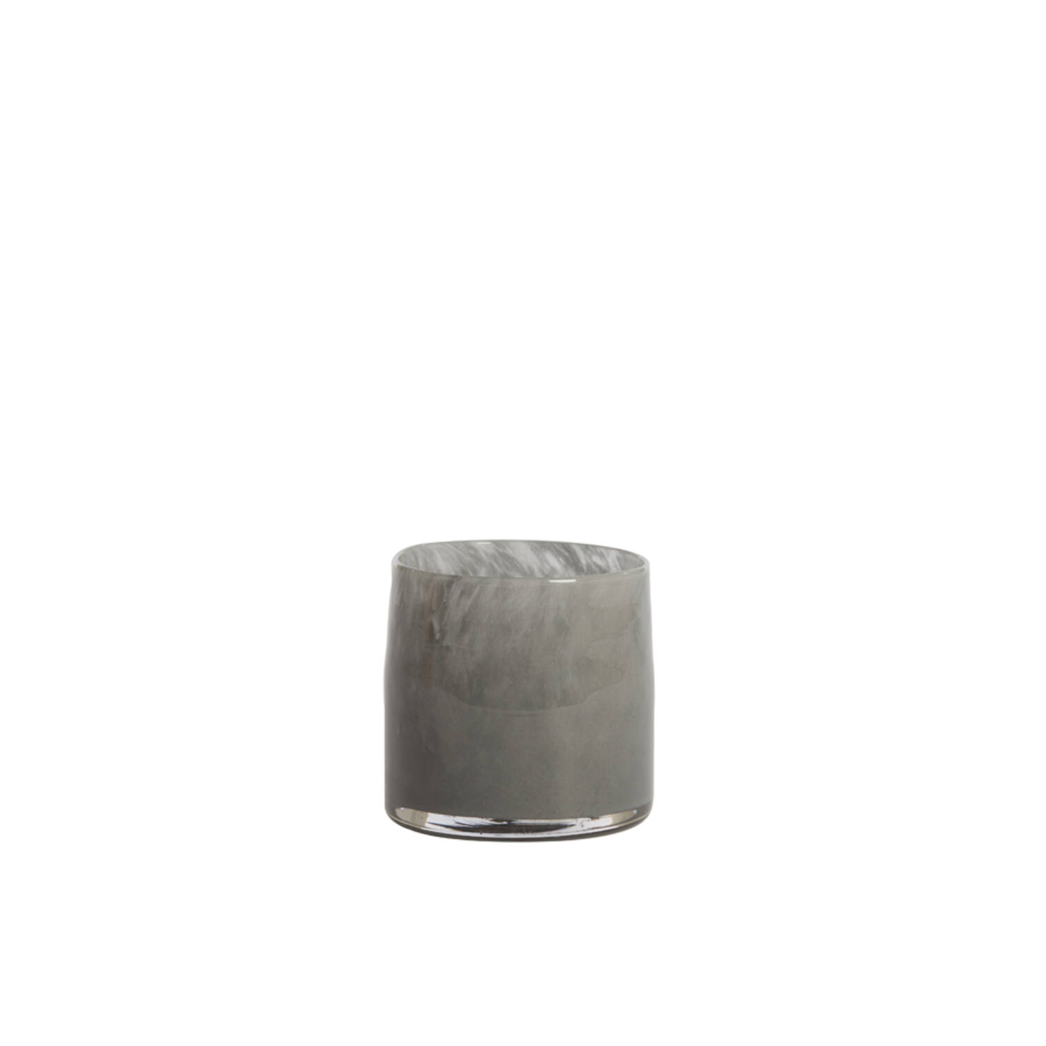 Tealight Kiana Glass Gray 8x8cm 7751327