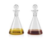 Oil/Vinegar Glass Set 18x9x17cm Ms21526