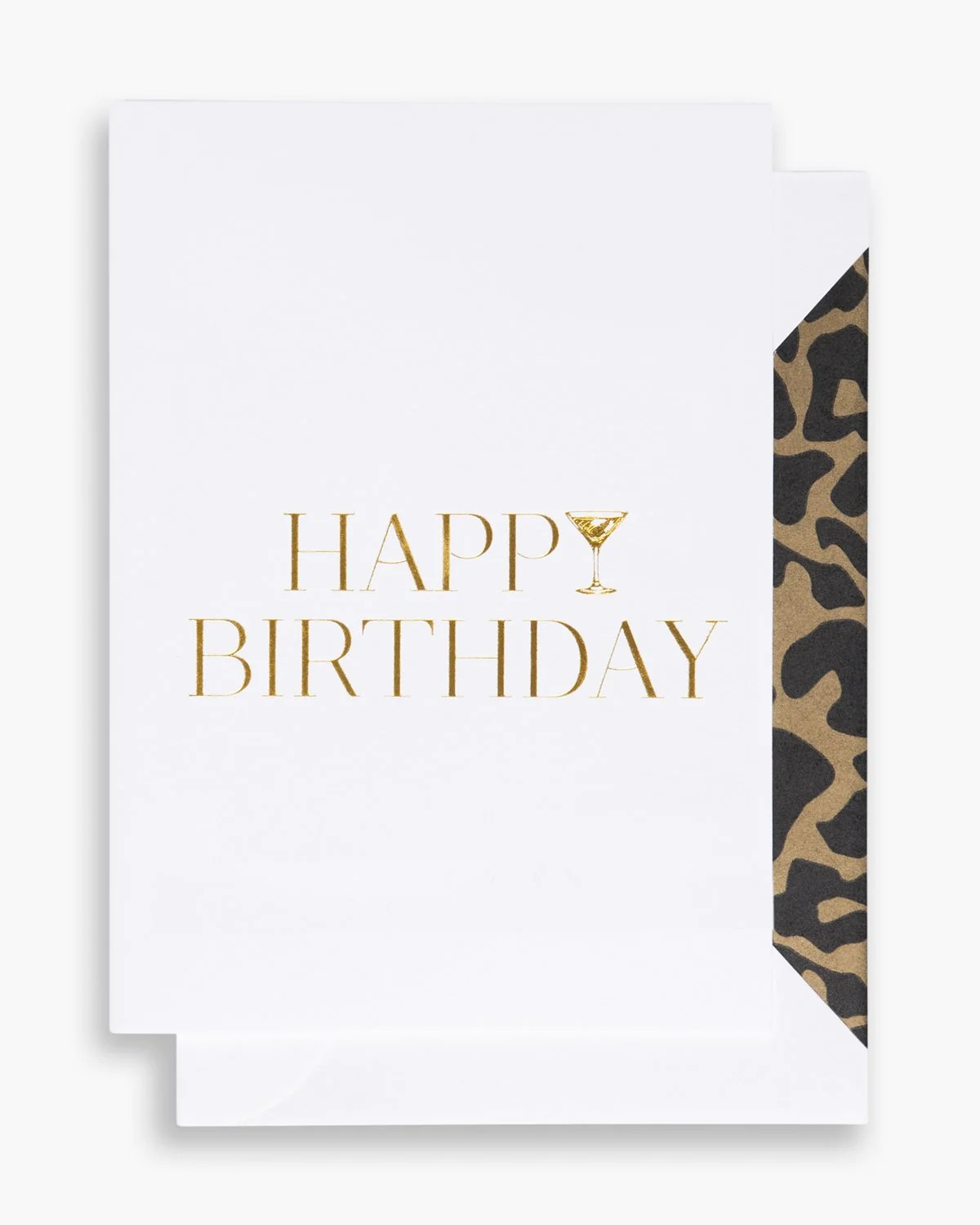 Card Happy Birthday Cocktail