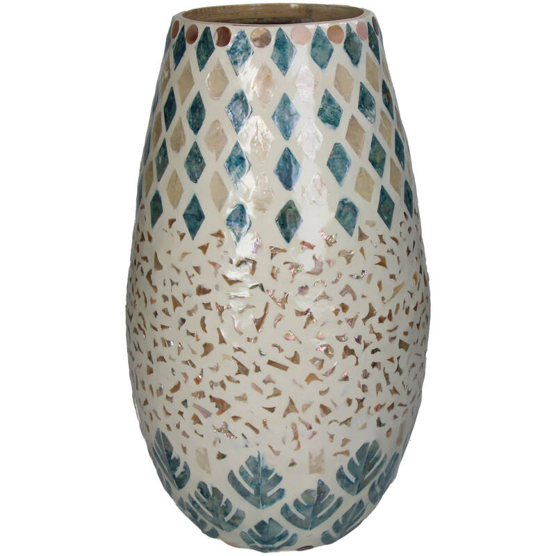Vase Capiz Multi 20x20xh35cm Kal-4031