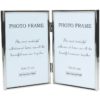 Photo Frame Double Silver 10x15cm res-5682