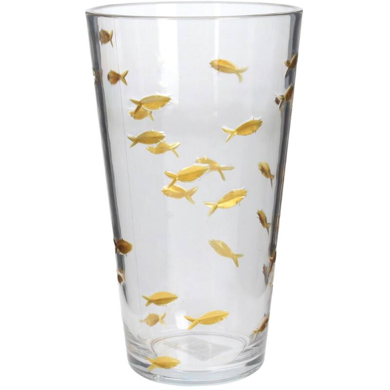 Tumbler Acrylic Gold Fish 15x9cm xet-6664