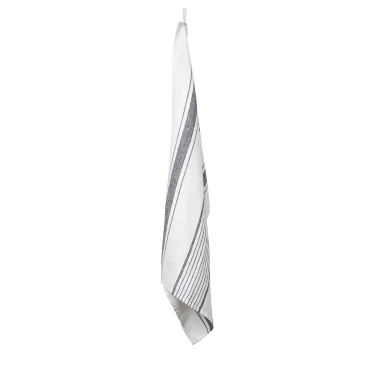 Glasshåndkle Augabagne 46x70cm Hvit/ Grå