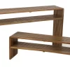 Console Rect Teak Natur 130x30x80cm 40802