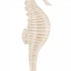 Wall Deco Seahorse Beige 19x11xh64cm 40314