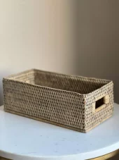 Basket "Gil" L Greywashed GG962