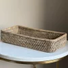 Bathroom Basket L Greywashed GG240