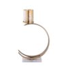 Candle Holder Gold Marble L 718438