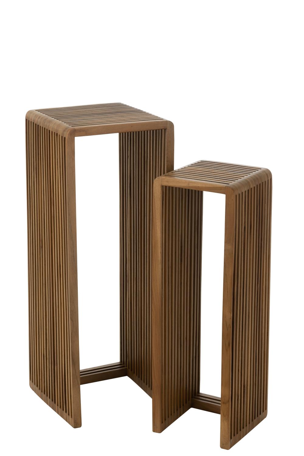 Pedestal Teak Natur L 34x34xh88cm 40801