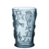 Water Glass Sea Blue L 8xh12,5cm 42460