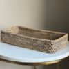 Bathroom Basket L Greywashed GG240