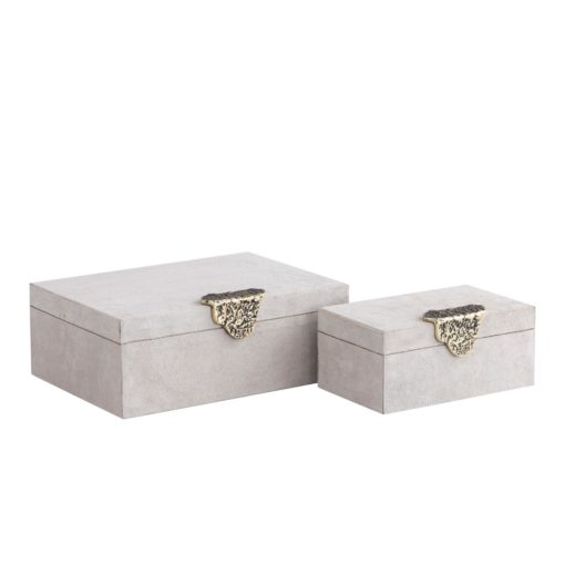 Box Suede Beige Golden Handle L 717895
