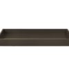 Lux Lacquer Tray Dark Chocolate 38x19x3,5cm 070175