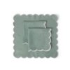 Scallop Napkin Florence Sage Green 100% Linen