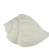Shell Sand Glaze White 15,5x10xh8,5cm 40383