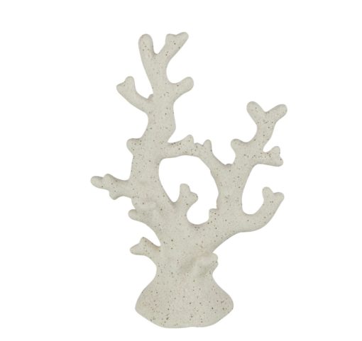 Coral Sand Glaze White L 20,5x10xh23,5cm 40387