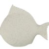 Fish Details Sand Glaze White 25,5x11xh20,5cm 40392