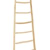 Ladder 6 steps Wood Natur 81x12xh185cm 43783