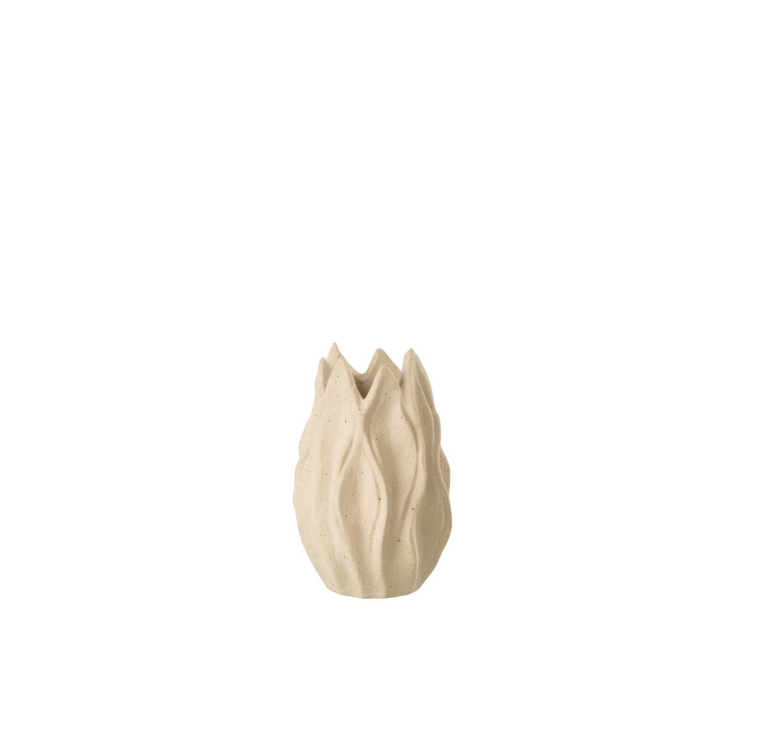 Vase Ivy Ceramic Beige 9,35xh15cm 345435