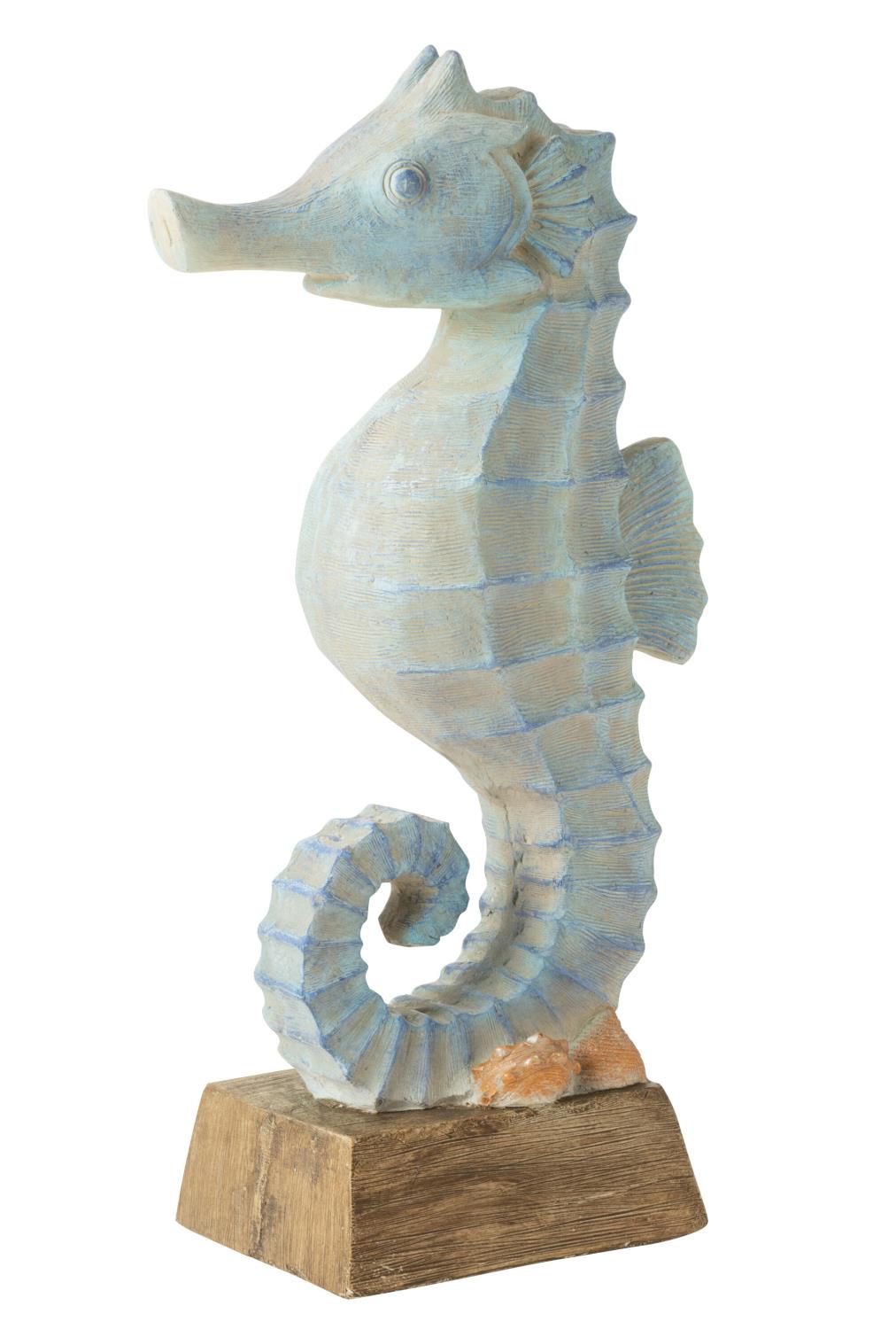 Seahorse Blue L 27x15xh52cm 40468