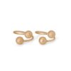Napkin Ring Gold Double Pearl