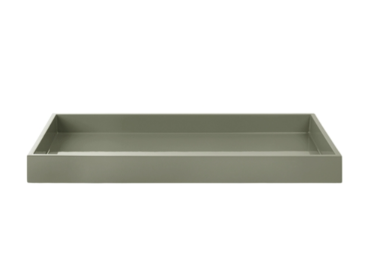 Lux Lacquer Tray Sage 38x19x3,5 070151