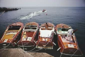Hotel Du Cap Eden Rock By Slim Aarons Black Frame 50x75cm ( Indre mål)