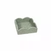Scallop Rattan Green Napkin Holder Lunsj Hl104