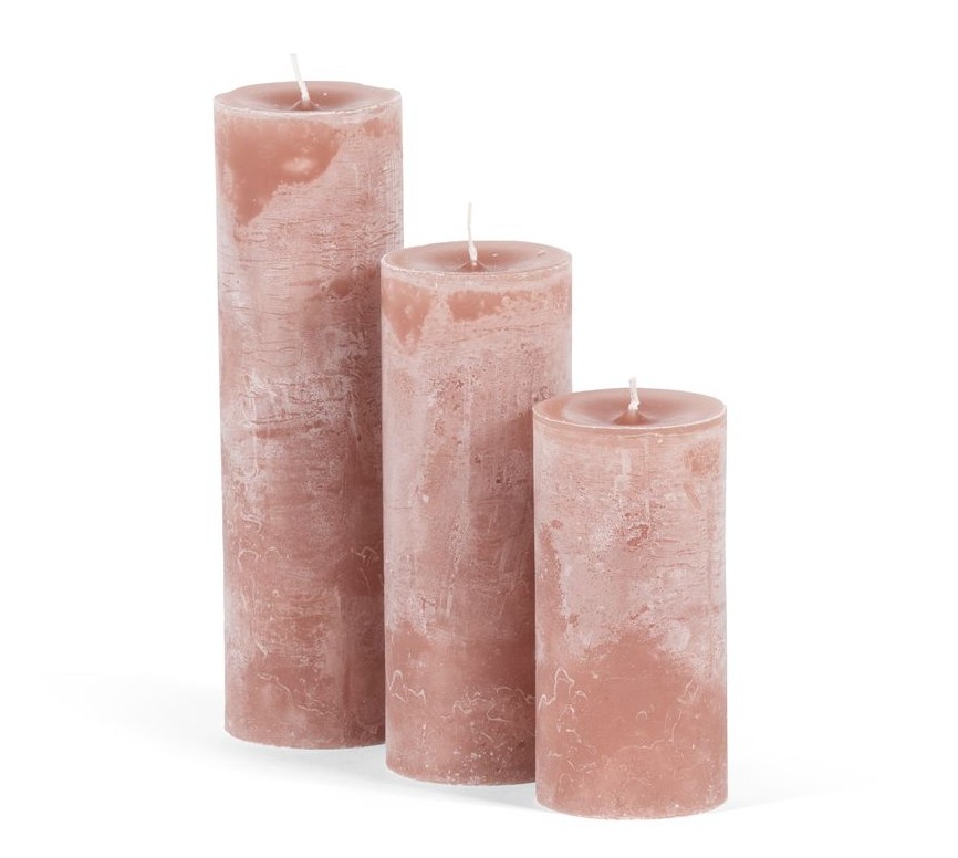 Cylinder Candle Nude ø8,6xh20cm C20989