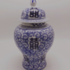 Jar Porcelain White/Blue "Yangste" 27xh48h 155-304