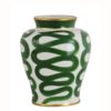 Vase Green/White Serpentine 155-649